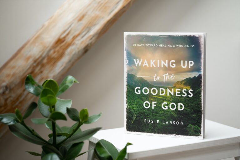 Susie Larson's book "Waking up to the goodness of God"
