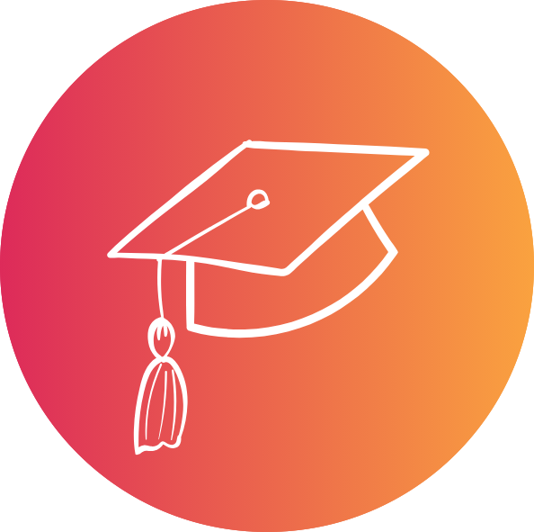 Grad cap icon